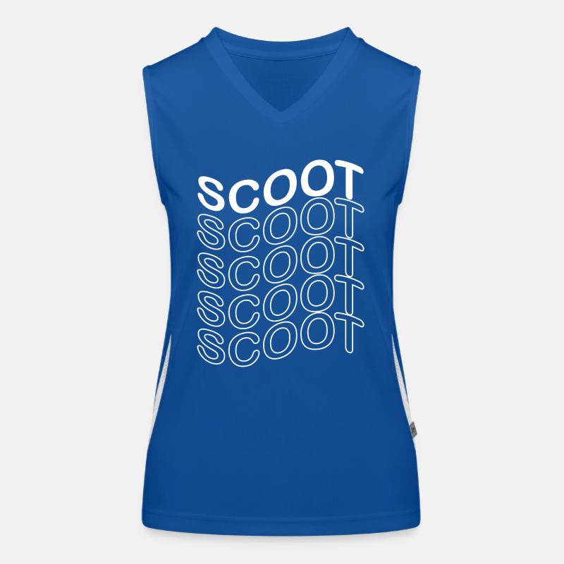 E-Scooter E-Roller Scooter Débardeur respirant contrasté Femme