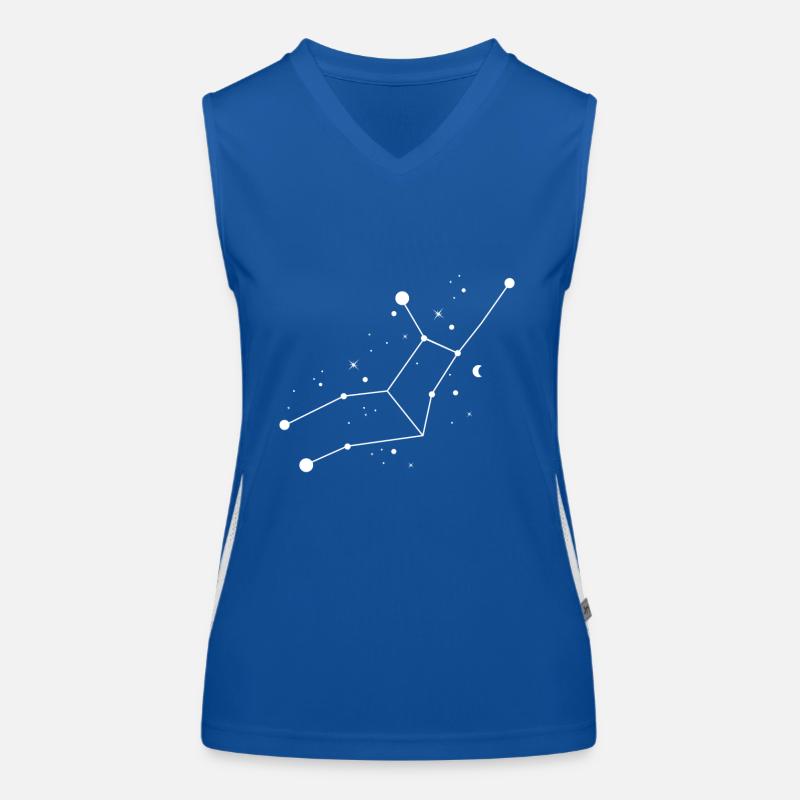 Sternzeichen Jungfrau Funktionelles Kontrast-Tank Top für Frauen