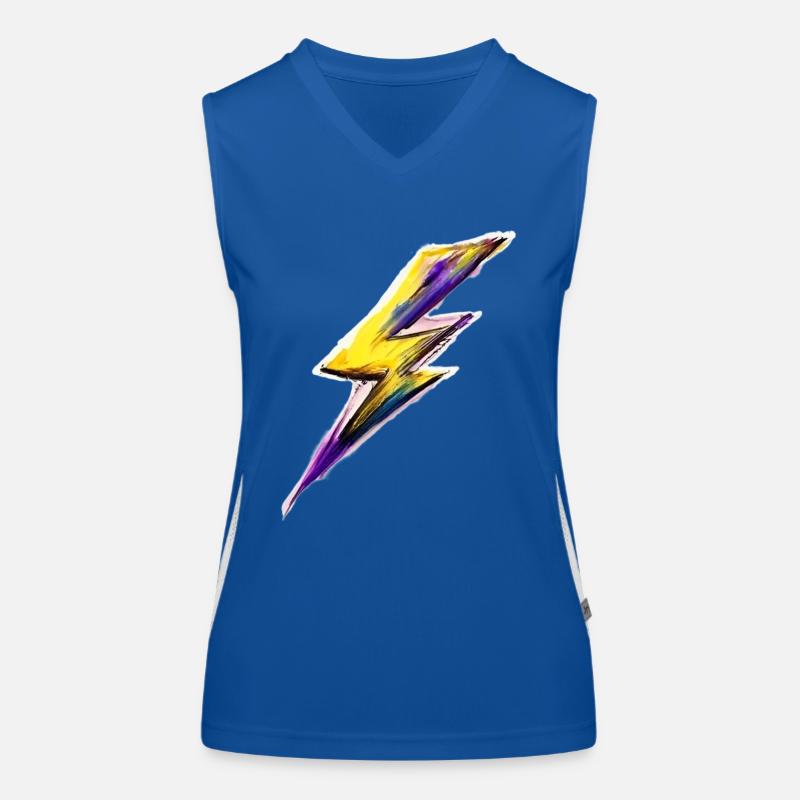 Stylized flash flash Women's Functional Contrast Tank Top