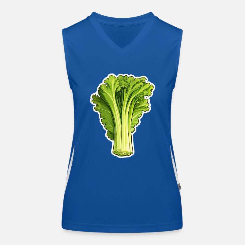 Stangensellerie oder Staudensellerie Funktionelles Kontrast-Tank Top für Frauen