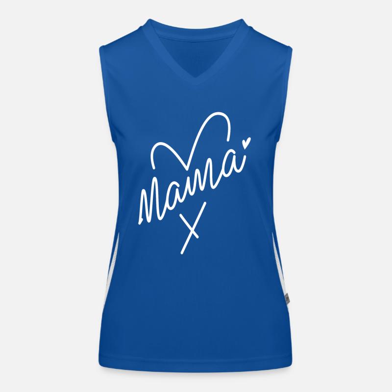 Mama Motiv | Geschenkidee zum Muttertag Funktionelles Kontrast-Tank Top für Frauen