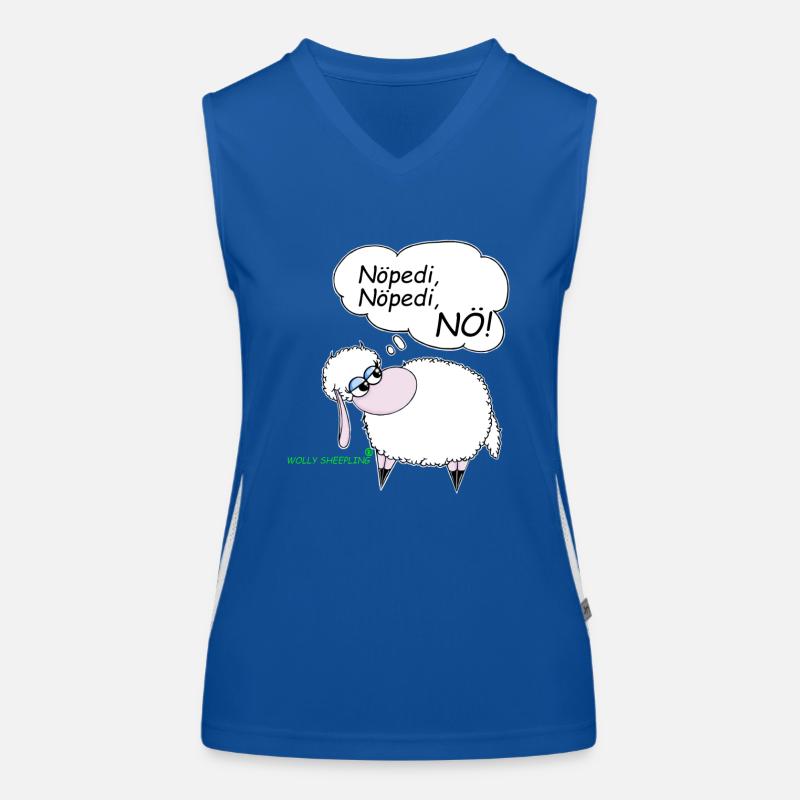 Nope, nope, nope! Wolly Sheepling Gaming Women's Functional Contrast Tank Top