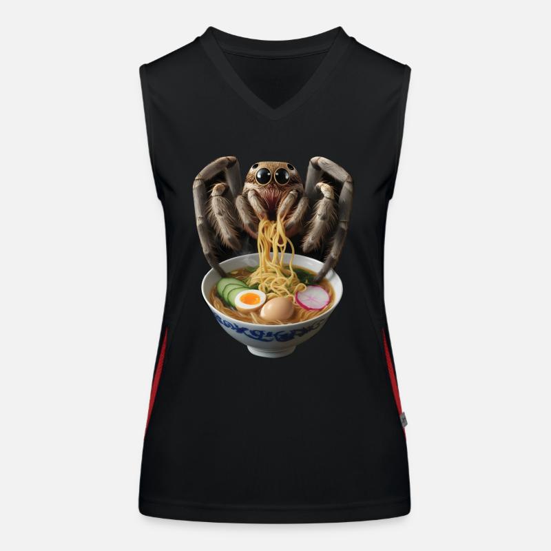 Spinne Ramen Funktionelles Kontrast-Tank Top für Frauen
