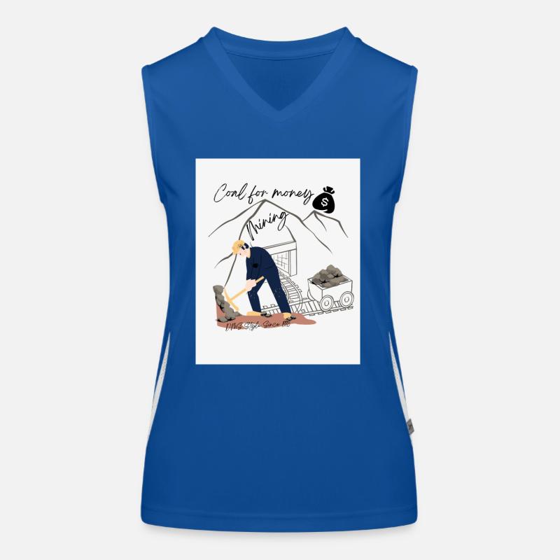 Mining Design Women's Functional Contrast Tank Top