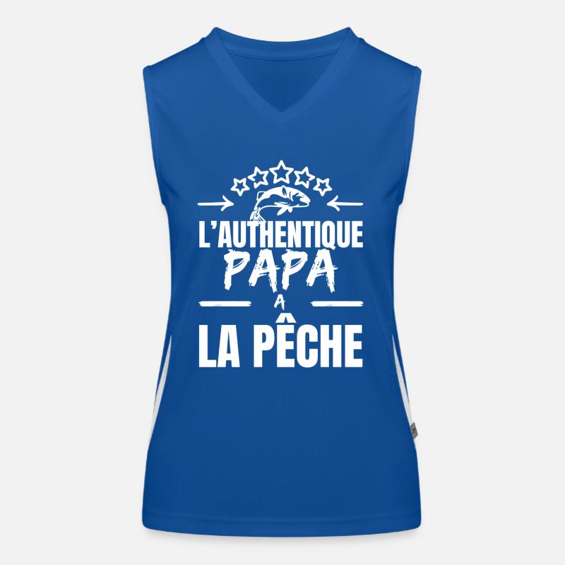 DER AUTHENTISCHE VATER Funktionelles Kontrast-Tank Top für Frauen