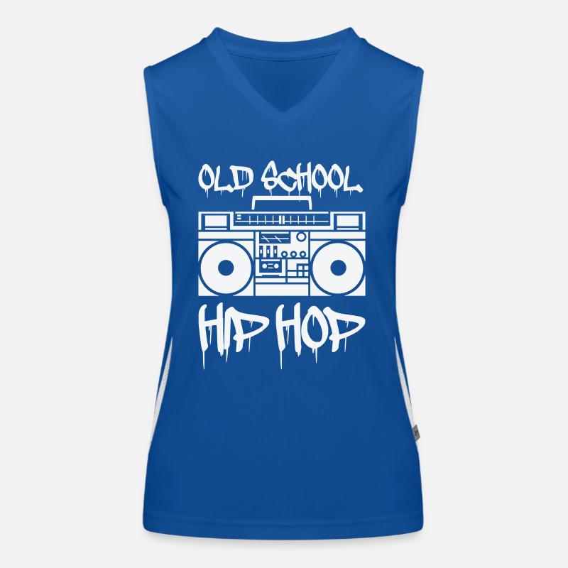 ghettoblaster old school Funktionelles Kontrast-Tank Top für Frauen
