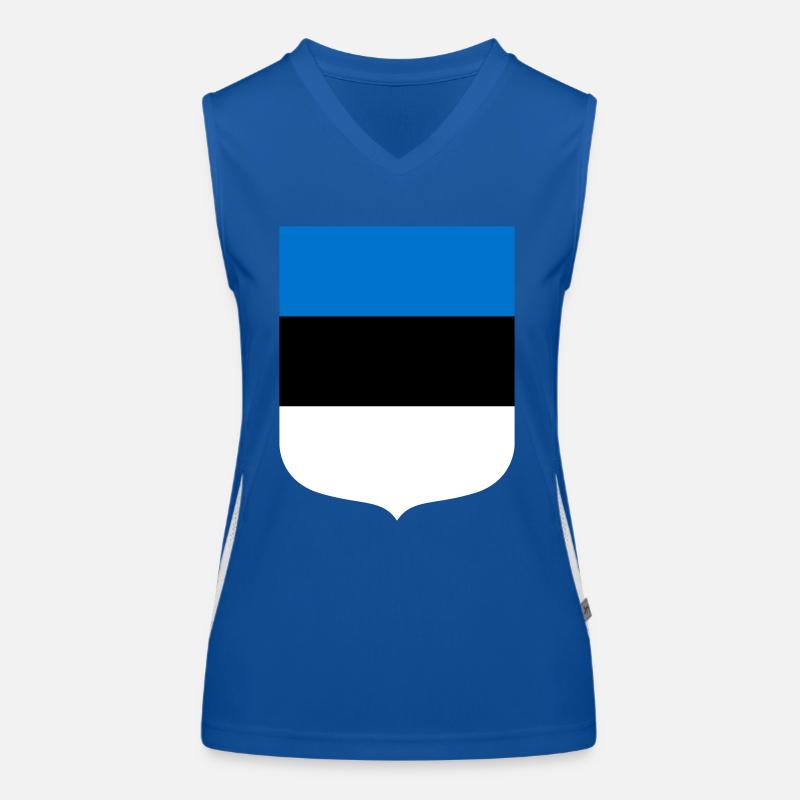 Estland Funktionelles Kontrast-Tank Top für Frauen