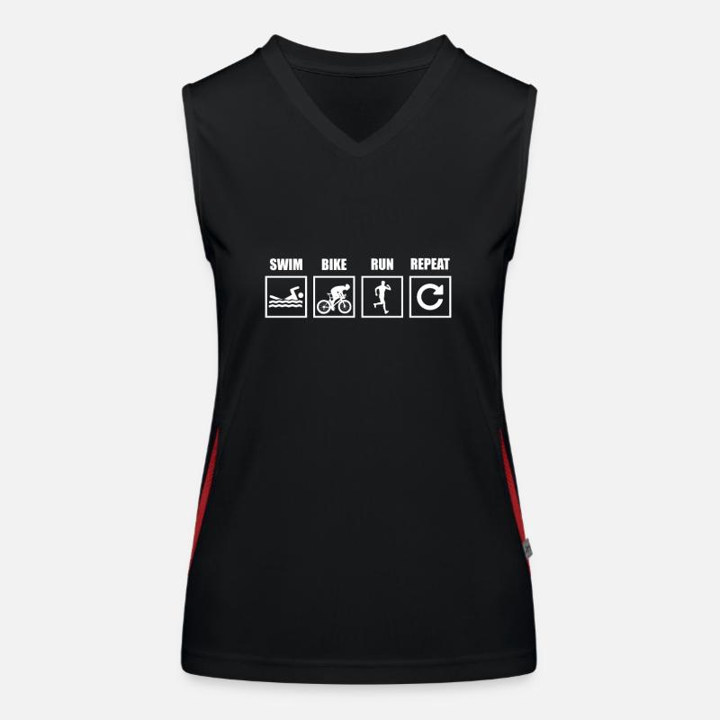 Triathlon Women's Functional Contrast Tank Top
