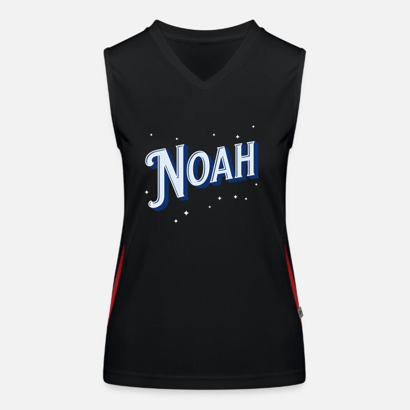 Noah names personalized Women's Functional Contrast Tank Top