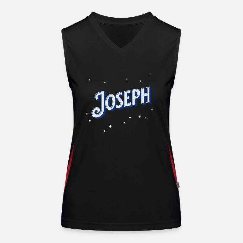 Joseph names personalized Women's Functional Contrast Tank Top