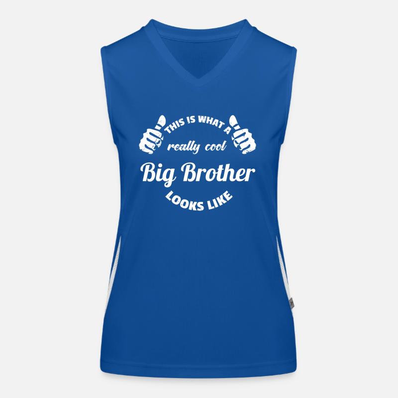 really cool brother gift thumb Women's Functional Contrast Tank Top