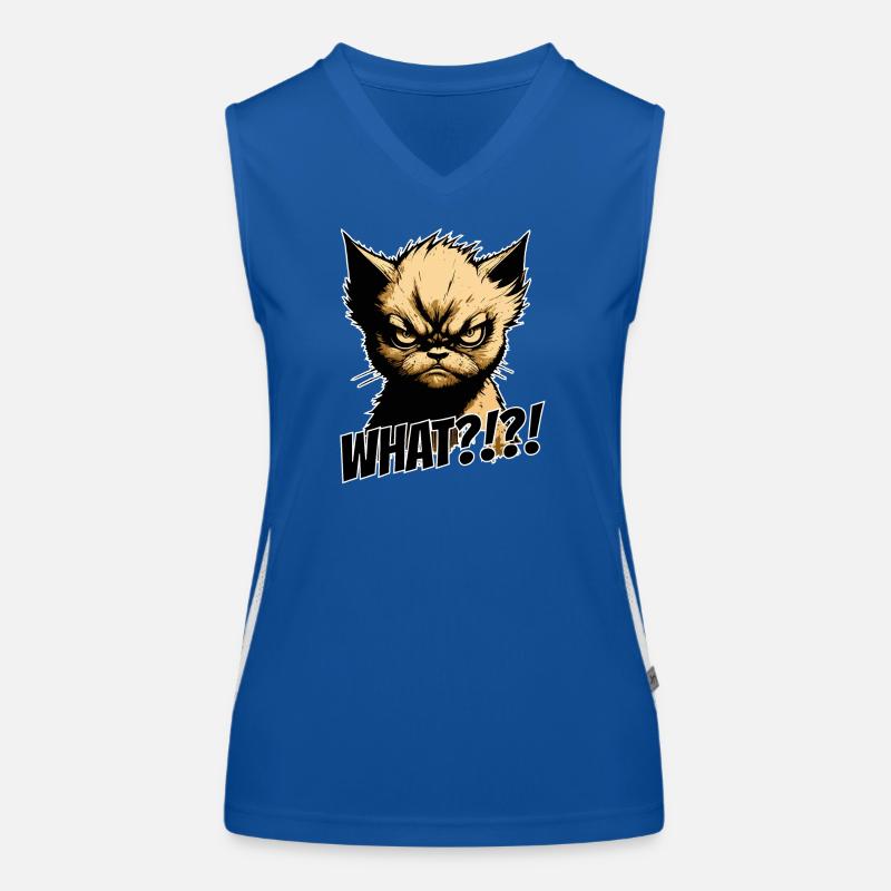 Méchant chat Débardeur respirant contrasté Femme