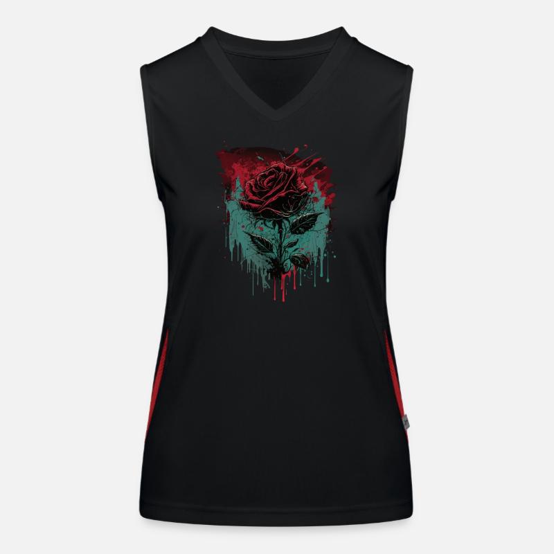 Rose Women's Functional Contrast Tank Top