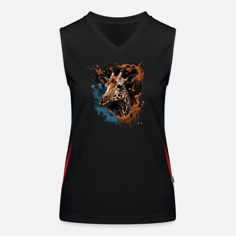 Giraffe Women's Functional Contrast Tank Top
