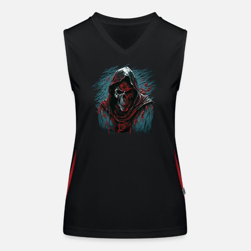 The Grim Reaper Women's Functional Contrast Tank Top