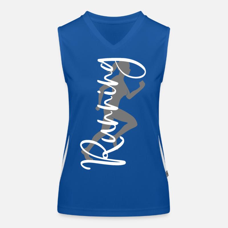 Course à pied Sport Coureuse Coureur Course à pied Jogging Débardeur respirant contrasté Femme