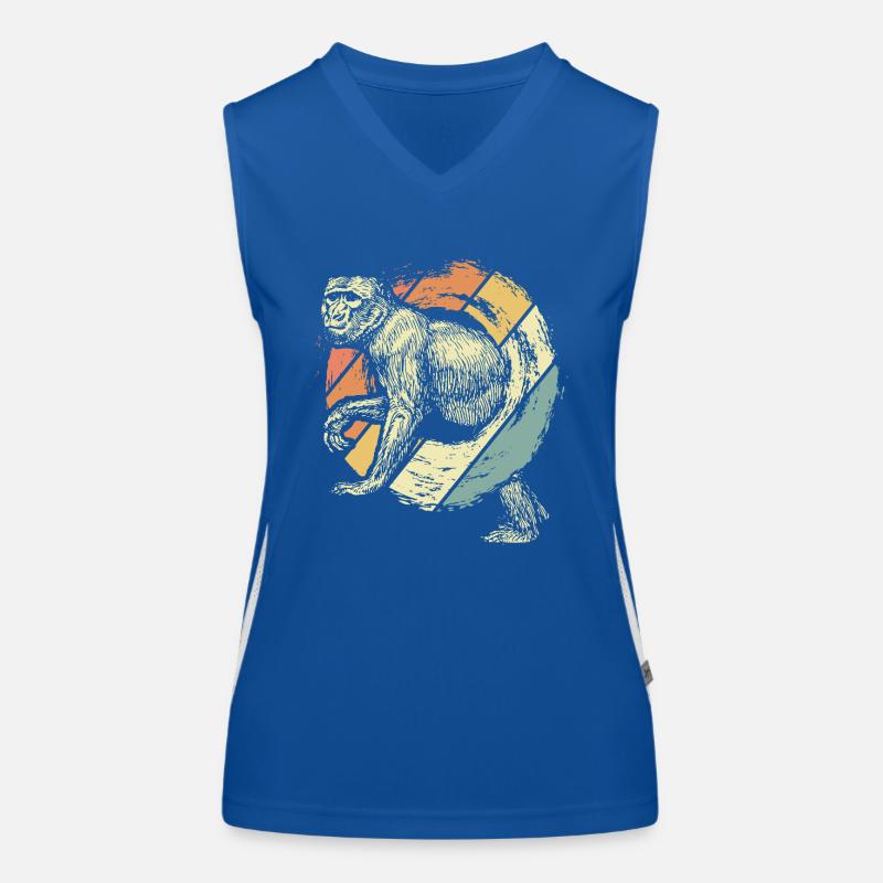 Singes Débardeur respirant contrasté Femme