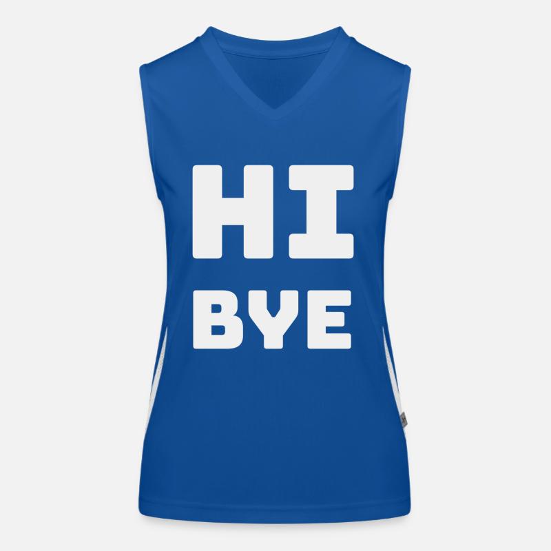 HALLO TSCHÜSS Funktionelles Kontrast-Tank Top für Frauen