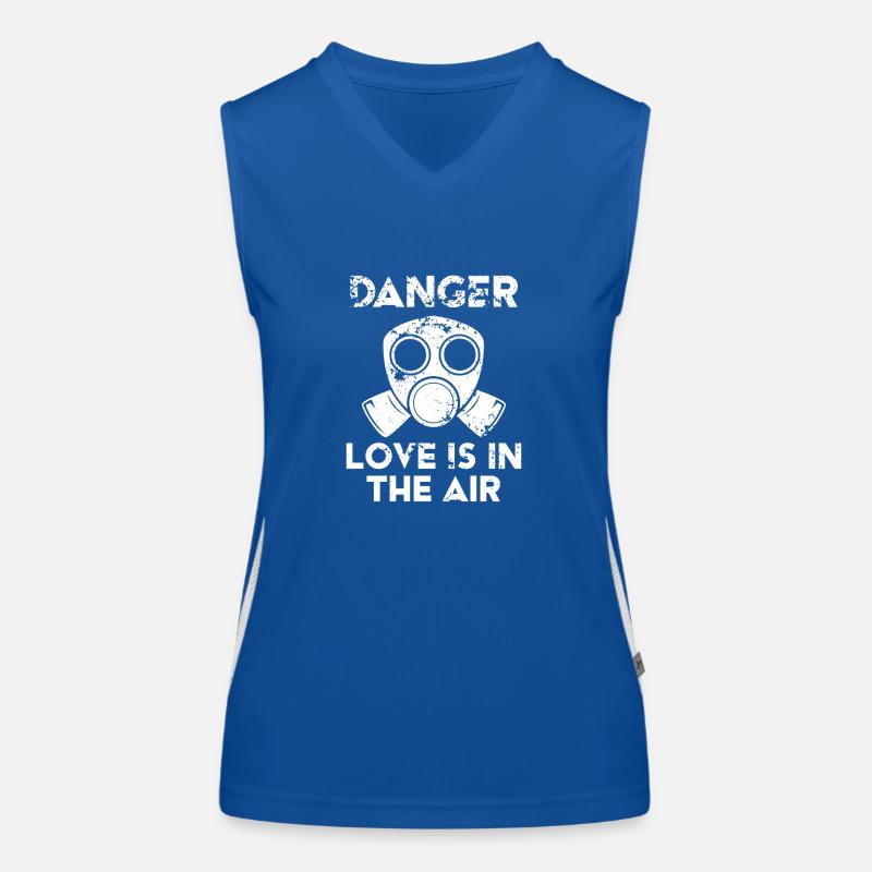 Drôle de t-shirt & idée cadeau Débardeur respirant contrasté Femme