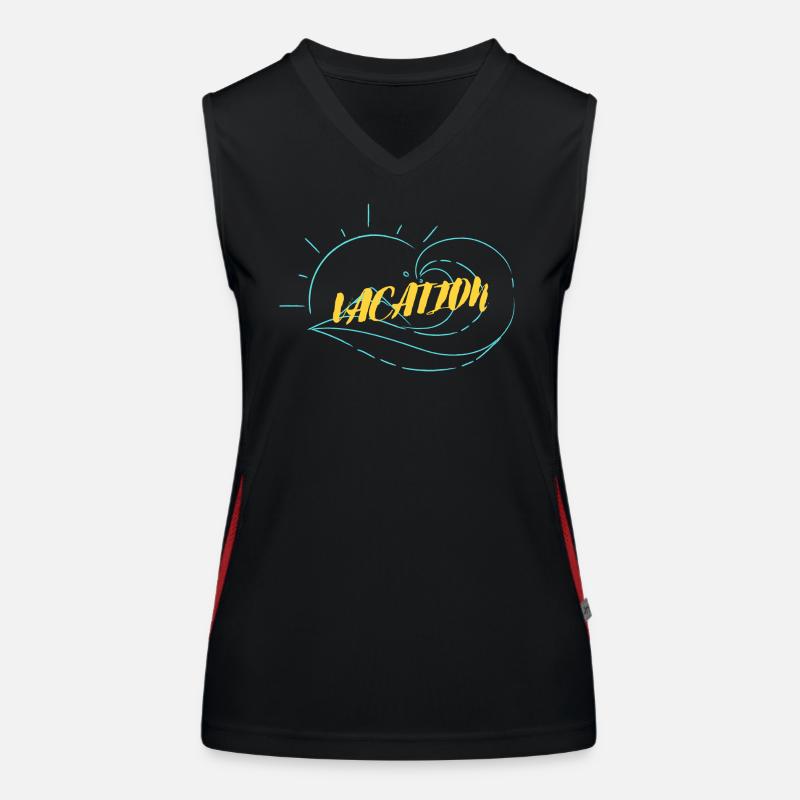 Vacation - vacation time Women's Functional Contrast Tank Top