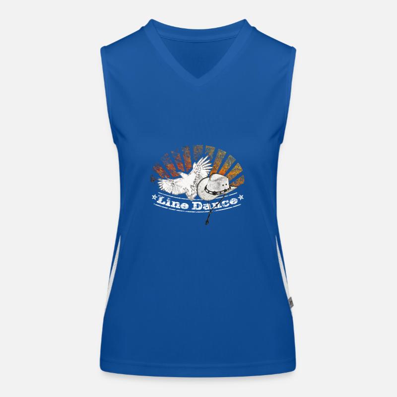line dance Women's Functional Contrast Tank Top