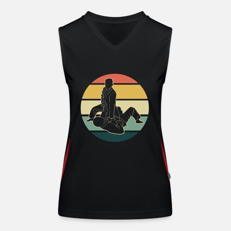 Jiu Jitsu Self Defense Women's Functional Contrast Tank Top