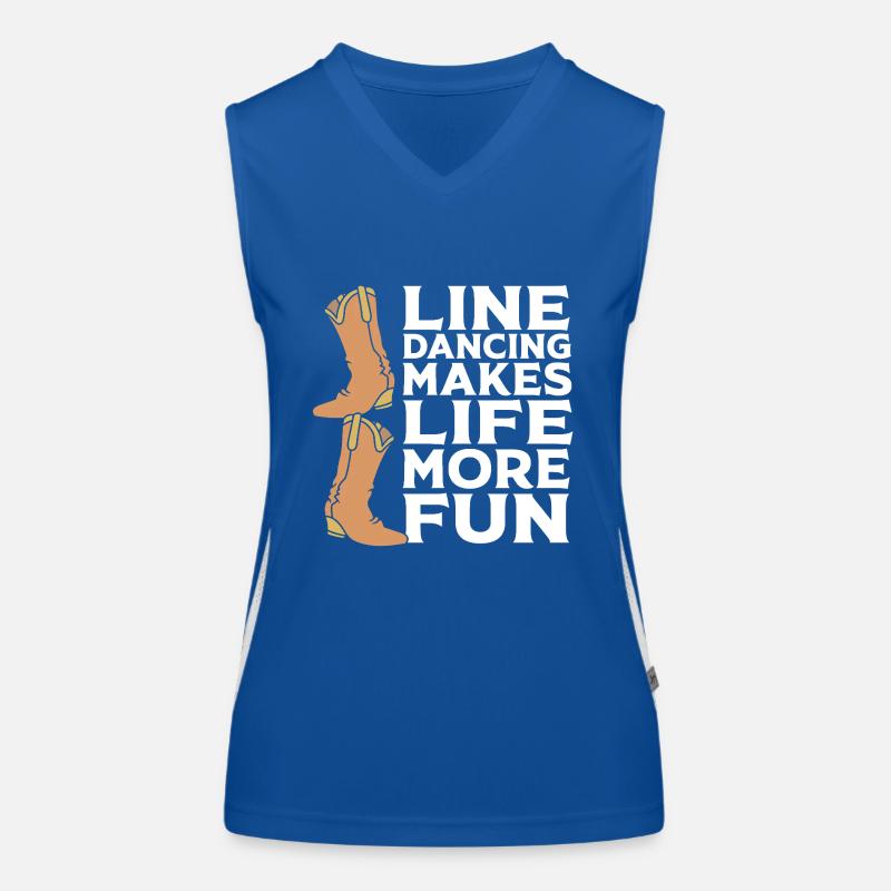Line Dance Women's Functional Contrast Tank Top