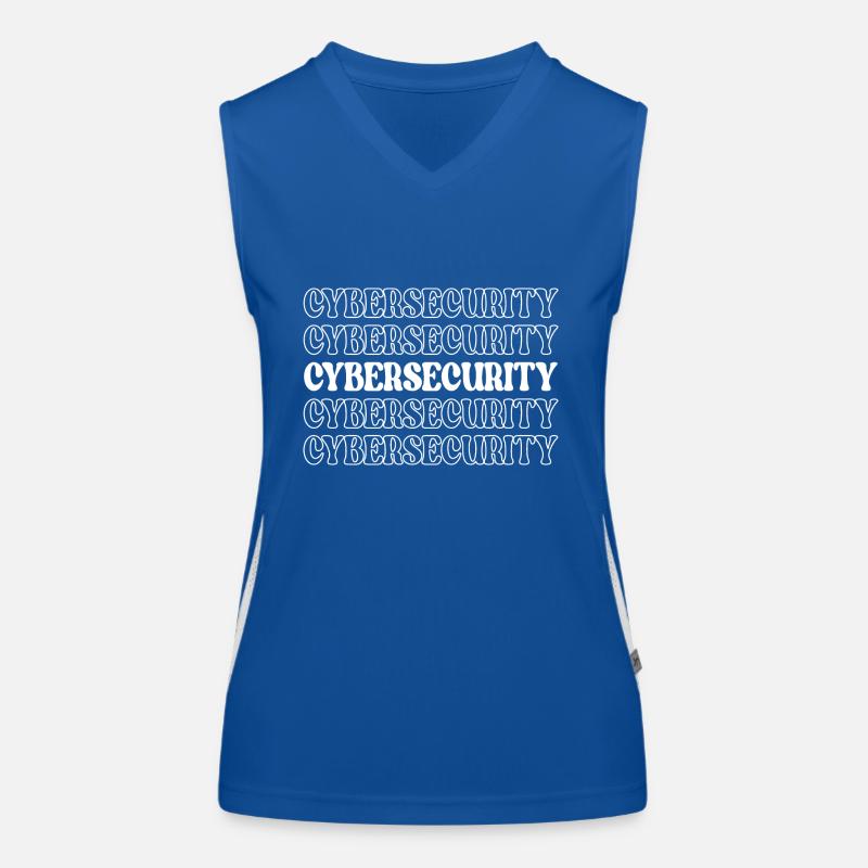 Cybersecurity It Security Internet Security Women's Functional Contrast Tank Top