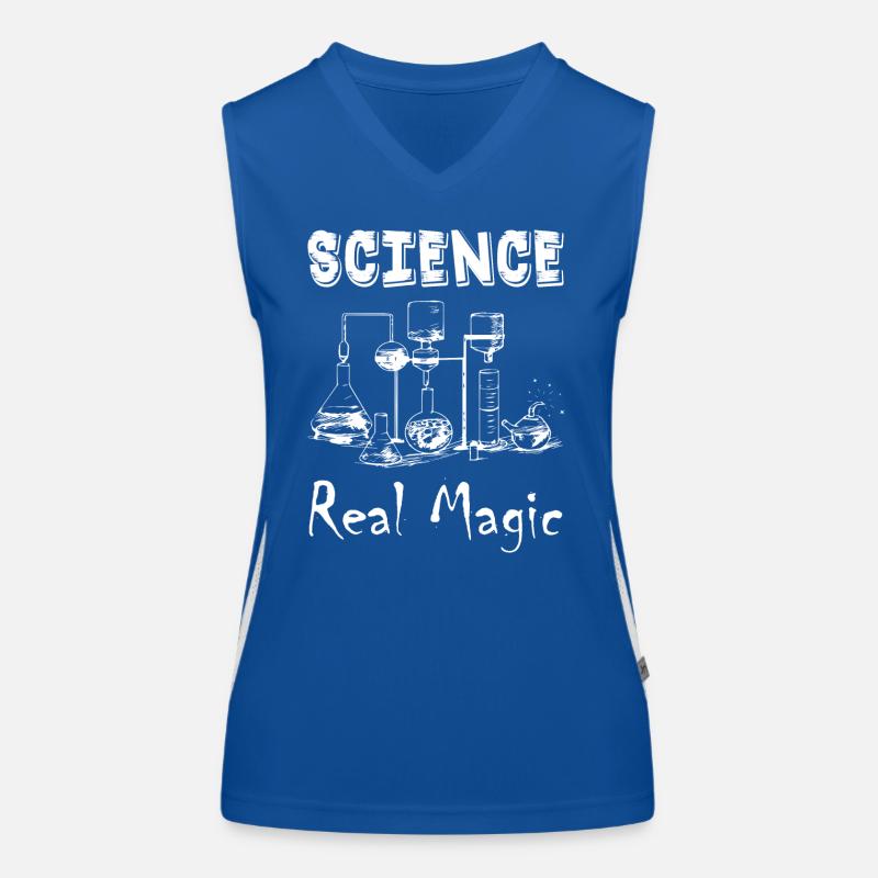 Science Real Magic Funktionelles Kontrast-Tank Top für Frauen