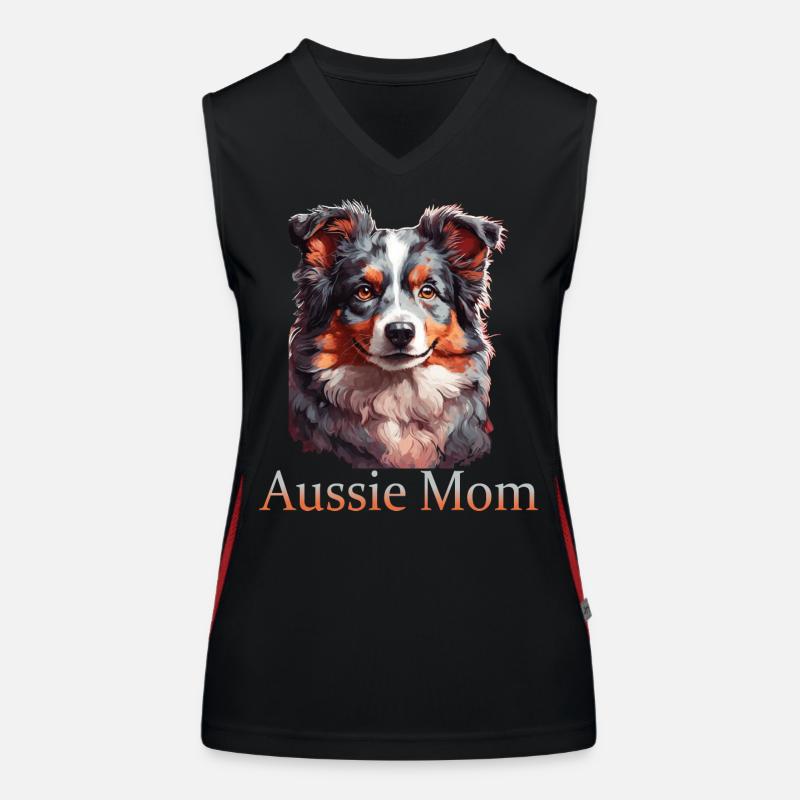 Maman australienne Débardeur respirant contrasté Femme
