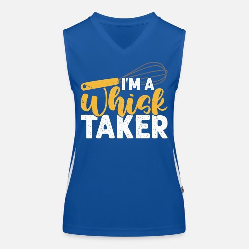 Backen Bäcker Bäckerei Funktionelles Kontrast-Tank Top für Frauen