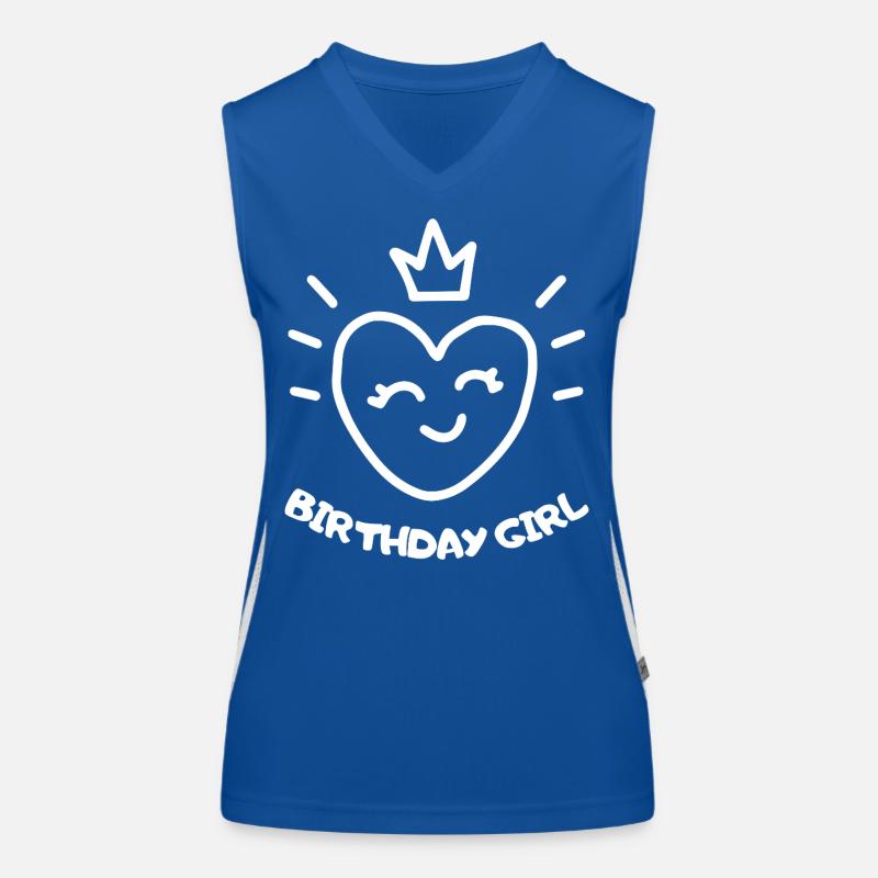 BirthdayGirlHeart Women's Functional Contrast Tank Top