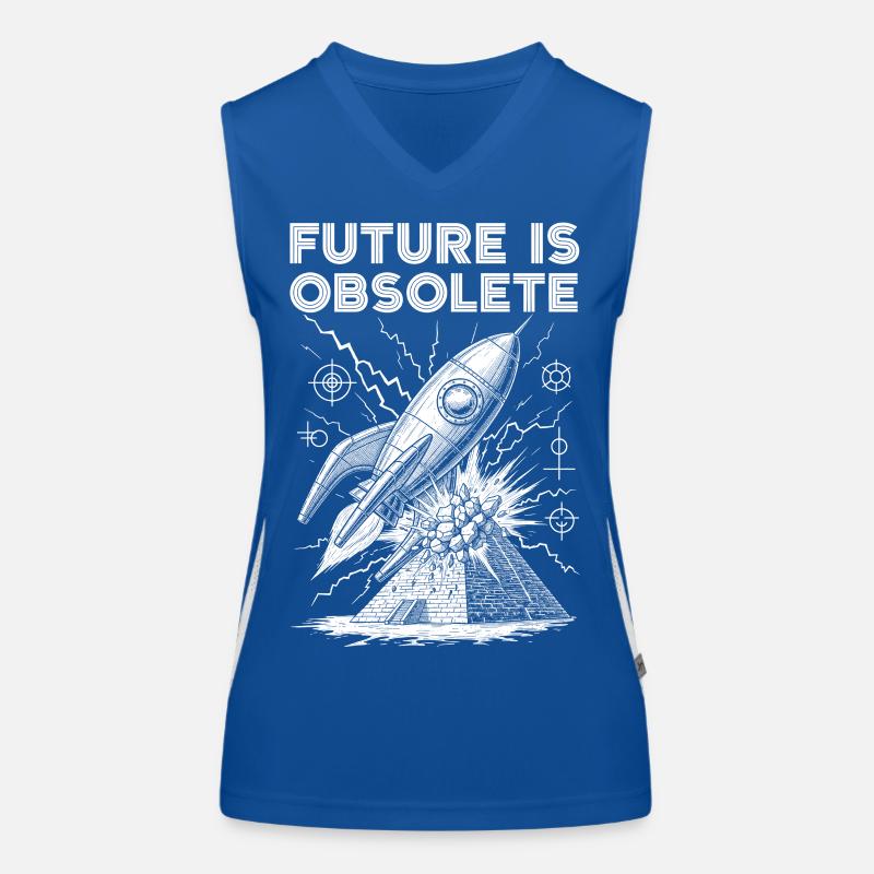 Future Vision Space Design Women's Functional Contrast Tank Top
