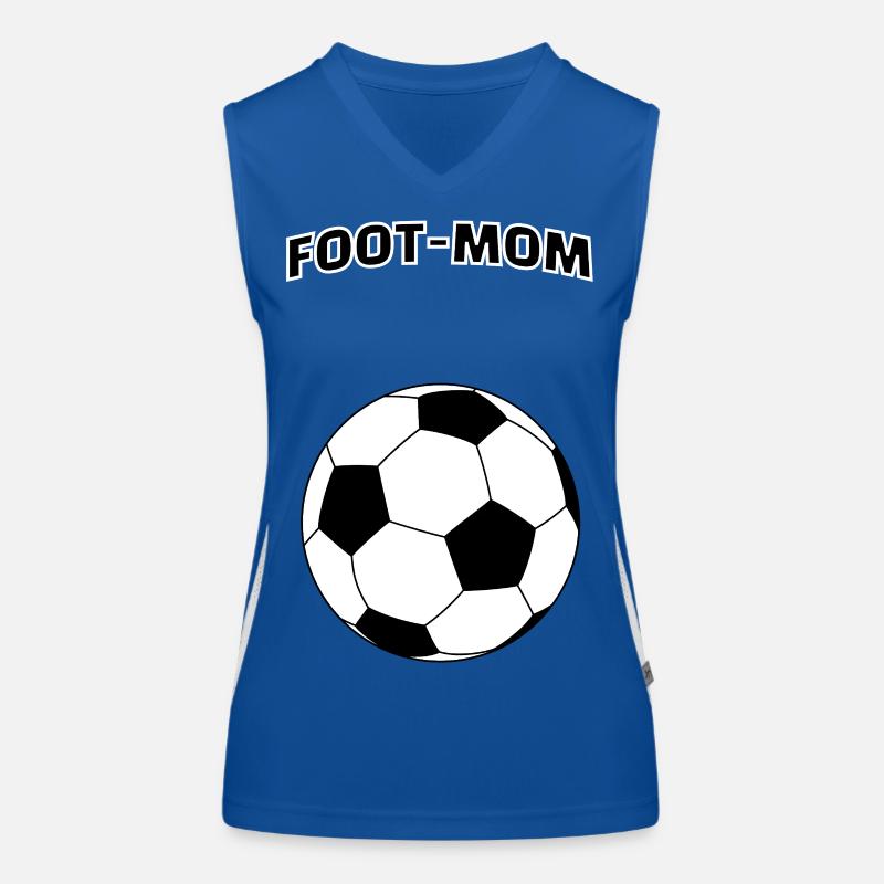 Fuß-Mama Funktionelles Kontrast-Tank Top für Frauen