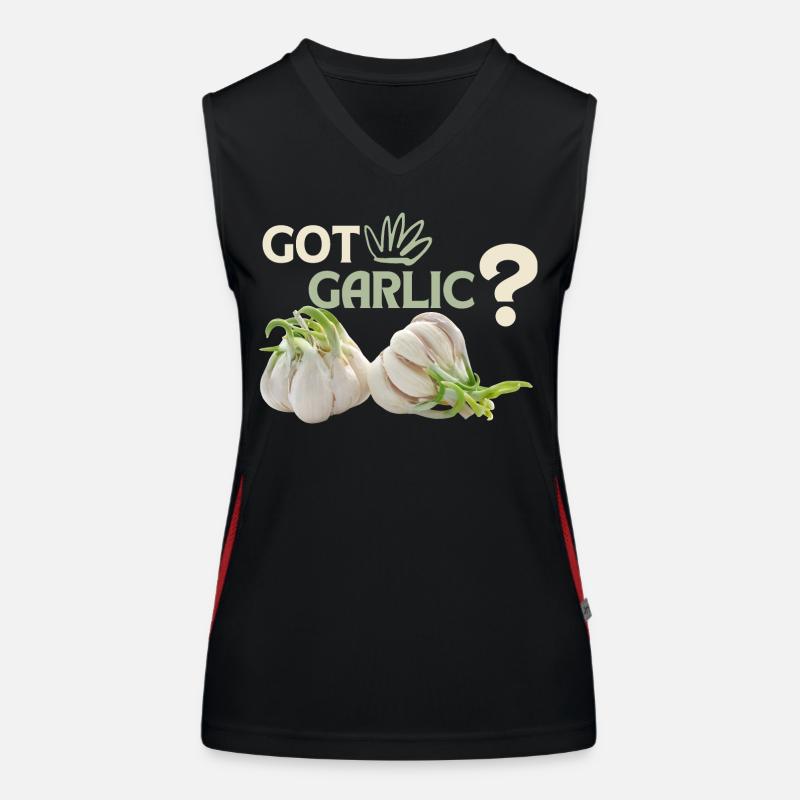 Ail, drôle de Spuch, Got-Garlic Débardeur respirant contrasté Femme