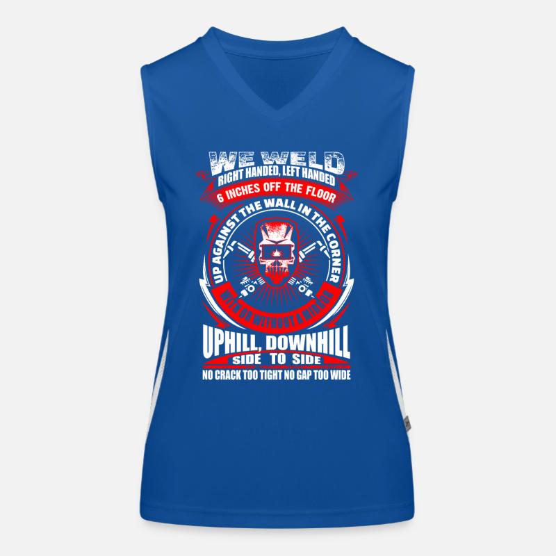 We Weld - Welder - EN Women's Functional Contrast Tank Top