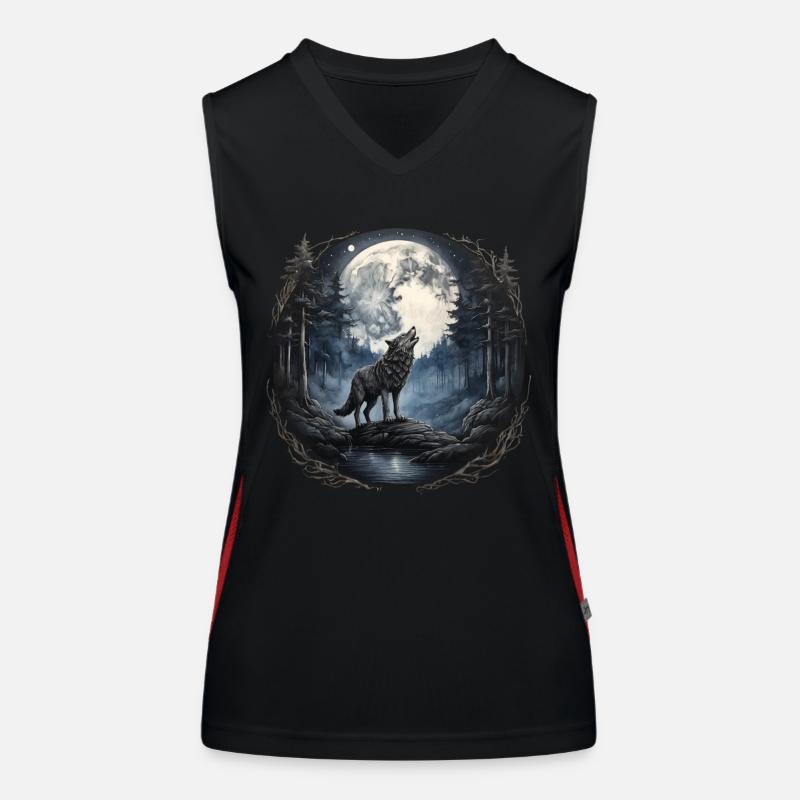 Lobo4-KARTON Funktionelles Kontrast-Tank Top für Frauen