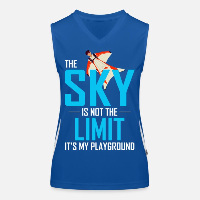 Wingsuit volant Base Jumping Parachutisme Wingsuit Débardeur respirant contrasté Femme