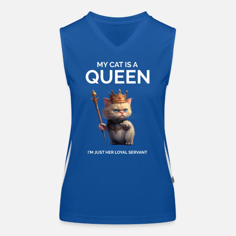 Funny Cat Saying Crazy Cat Lady Women's Functional Contrast Tank Top