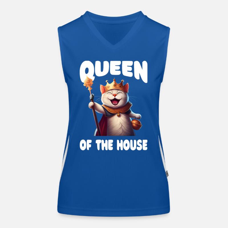 Fier propriétaire de chat Débardeur respirant contrasté Femme