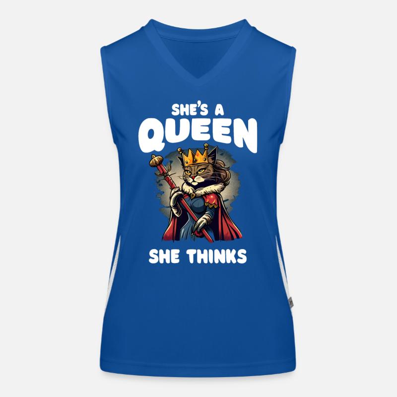 Fier propriétaire de chat Débardeur respirant contrasté Femme