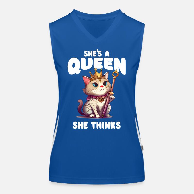 Funny Cat Saying Crazy Cat Lady Women's Functional Contrast Tank Top