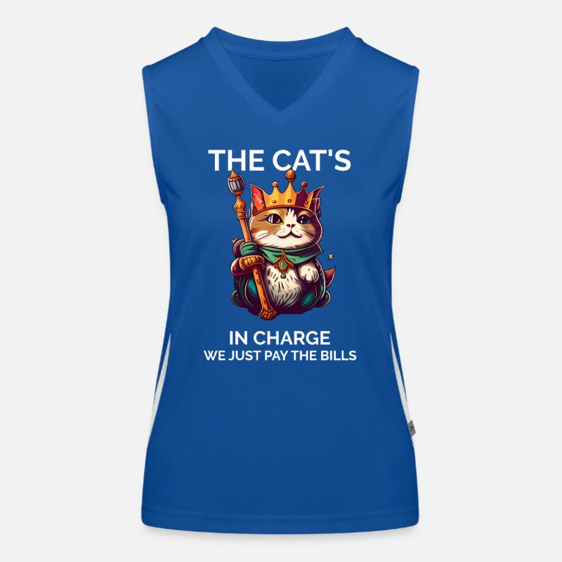 Stolze Katzenmutter Funktionelles Kontrast-Tank Top für Frauen