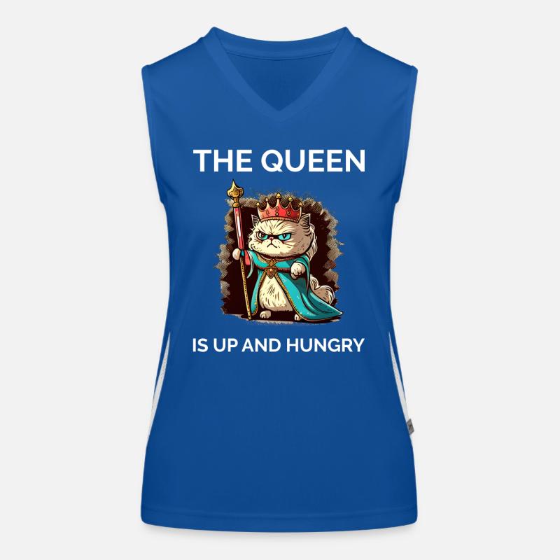 Fière propriétaire de chat Maman chat Débardeur respirant contrasté Femme