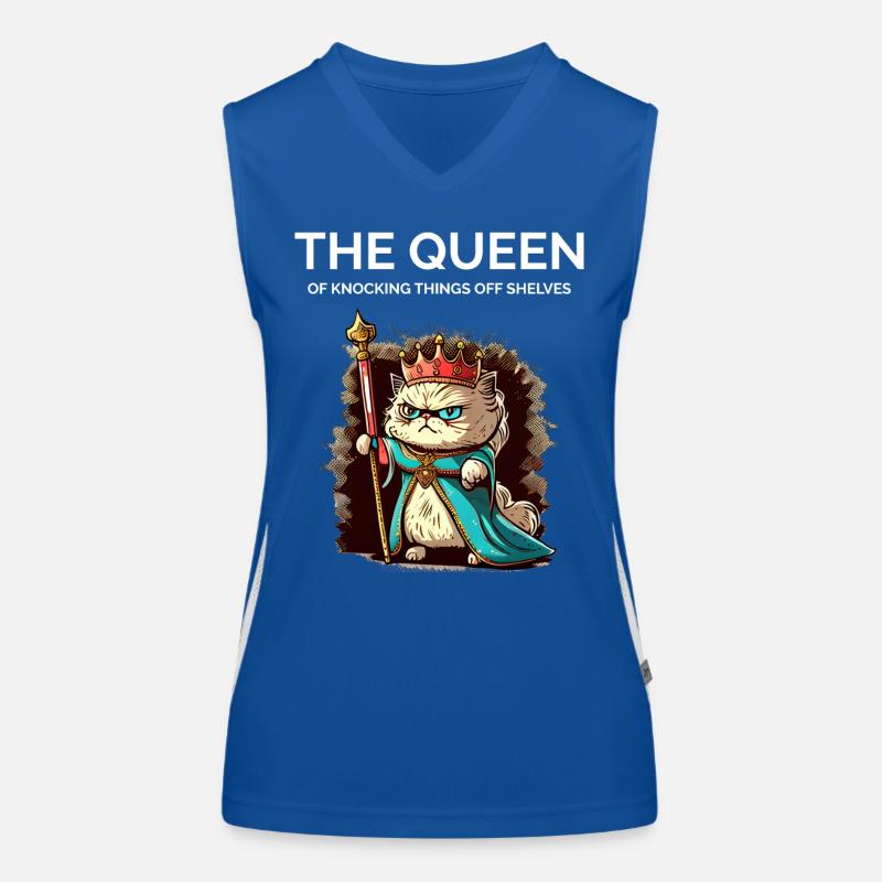 Fier propriétaire de chat Débardeur respirant contrasté Femme