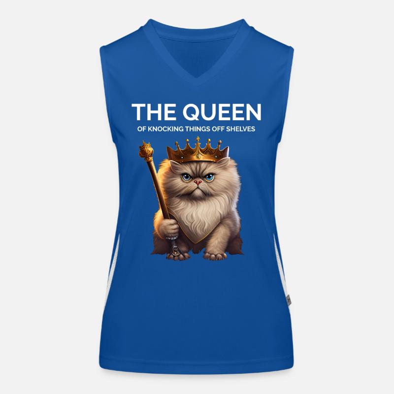 Sarcastic Cat Women's Functional Contrast Tank Top