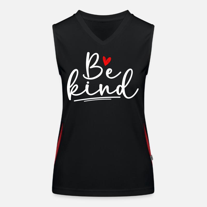 freundlich sein Funktionelles Kontrast-Tank Top für Frauen