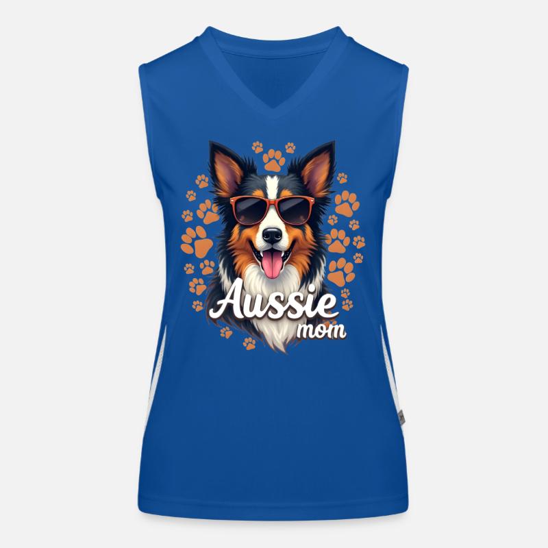 Aussie Mom Funktionelles Kontrast-Tank Top für Frauen