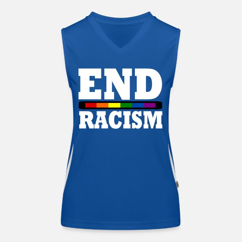 End Racism Women's Functional Contrast Tank Top