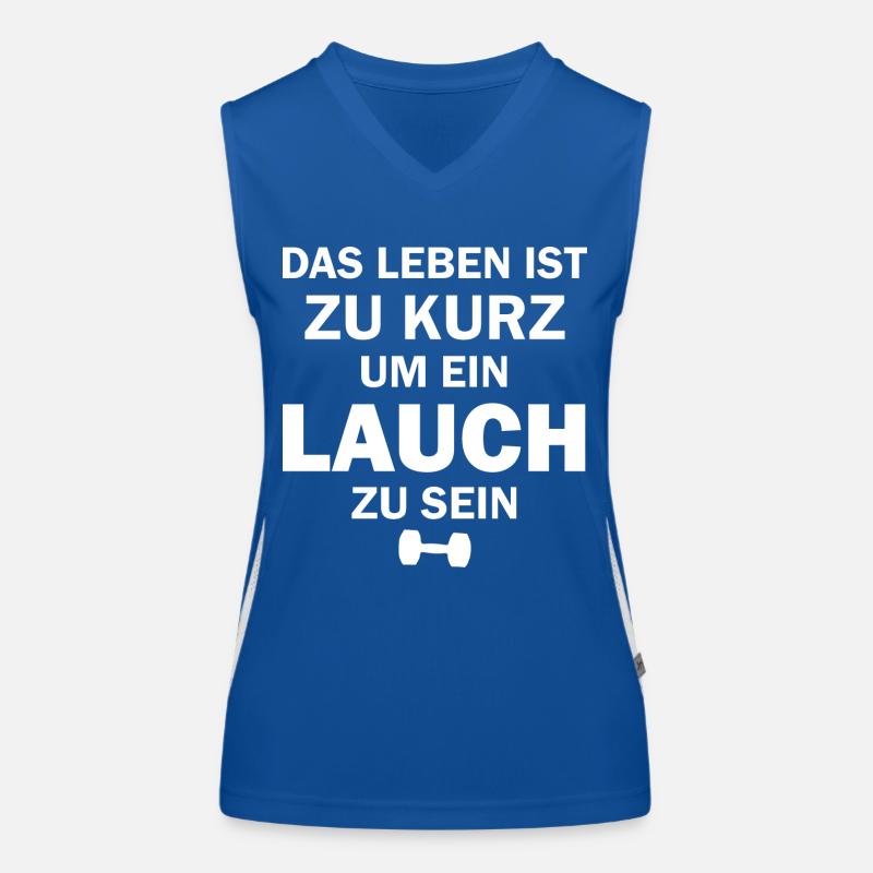 Bodybuilder Spruch Funktionelles Kontrast-Tank Top für Frauen